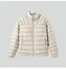 Chaqueta de algodón de alta gama para otoño e invierno, ligera, transpirable, a prueba de viento, cálida, con cuello alto acanalado para hombre 13351