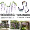 Enredadera de rosas artificiales para decoración de bodas, arcos, cubierta de aire acondicionado y tuberías de agua, enredadera de planta falsa al por mayor