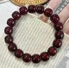 Pulsera de Bodhi de Jade Blanco, Suave y Lisa para que los Estudiantes Jueguen, Cuentas de Bodhi de Material Auténtico Weathered Old, Cuentas de Buda, Cuentas Dzi y Pulsera Coleccionable