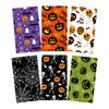 8 papeles de fondo de material de Halloween transfronterizos, papel de respaldo para tarjeta trasera de teléfono móvil, pegatina decorativa autoadhesiva para cuenta manual