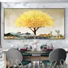 Pintura Decorativa para Caja de Medidor Eléctrico, Nuevo Estilo Chino, Pez Koi de la Suerte, Perforada, para Ocultar Caja Eléctrica, Pintura Colgante de Paz y Felicidad
