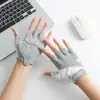 1 Par de Guantes de Entrenamiento de Silicona Líquida, Transpirables Antideslizantes de Medio Dedo para Gimnasio, Levantamiento de Pesas, Ciclismo, Yoga, Unisex