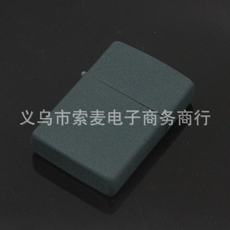 创意zp款黑磨砂煤油打火机批发 定制广告logo打