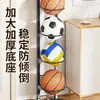 Estante de Almacenamiento para Baloncesto Hogareño Plegable para Balón de Fútbol Voleibol Estante de Almacenamiento Artefacto de Almacenamiento para Pelotas Deportivas