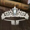Venta Caliente Transfronteriza Corona de Novia para el Cabello con Diamantes de Cristal Corona de Cumpleaños Tiara Diadema para Actuación Infantil Accesorios para el Cabello