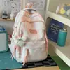 Nueva Mochila Tie-Dye para Niñas, Moderna y Única, Adecuada para Estudiantes de Secundaria y Preparatoria, Elegante y Protectora de la Columna, Mochila Ligera para Estudiantes