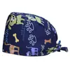 Gorro Quirúrgico Algodón Color Sólido Enfermera Quirófano Gorro Confinamiento Quimioterapia Gorro Dental Oral Doctor Gorro para Hombres y Mujeres