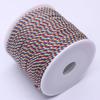 1,2 mm multicolorido linho cor texto jogar esfregar contas de algodão King Kong estrela lua frisado fio trançado tasser fio