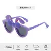 Nuevas gafas de sol para niños con diseño de conejito y lazo, lindas de colores dulces para niñas, gafas para bebé, venta al por mayor transfronteriza