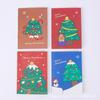 Presente pequeno das crianças do Natal Desenho animado de Natal pequeno caderno jardim de infância escola primária estudante papelaria prêmio classe recompensa
