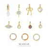 Colgante de Plata de Ley S925 Yuanfan con Forma de Corazón de Concha Blanca para Hacer Manualidades para Mujeres, Elegante y Lujoso, Apilable, Collar Versátil de Gama Alta