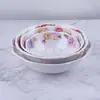 Melamina melamina louça porcelana plástico tigela impressão branca decalque tigela 6 polegadas 7 polegadas 8 polegadas 9 polegadas 10 polegadas tigela de lótus