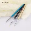 Directo de fábrica Juego de 3 bolígrafos de línea de extracción para arte de uñas bolígrafo de pintura bolígrafo de dibujo de color se puede pegar