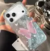 Estilo Pintura a Óleo Borboleta iPhone Apple 17Promax Capa para Celular 17Pro/17Air/17 Desenho Animado 7 Simples Tendência