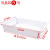 Caja de plástico rectangular congelador supermercado jardín de infancia caja de exhibición de alimentos picante caliente bandeja de hielo cesta de almacenamiento a granel