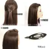 Flequillo Completo de Plástico para Examen de Admisión a Preparatoria y Universidad Pin Lateral Pinza Pequeña Pinza Bb Estilo Hoja Negra Resina Infantil Accesorio para el Cabello No Dañino