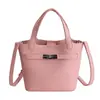 Bolso de Hombro Vintage Maillard Elegante para Mujer, Portátil, Nuevo Primavera 2026, para el Trabajo y los Viajes Diarios, Bolso Cruzado Tipo Cubo