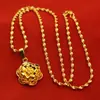 Collar Fresco Estilo Coreano Imitación Oro para Mujer con Colgante Flor Chapada en Cobre Oro Real Collar de Joyería Oro Arena para Mujer