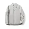 ¡Cero Presión! Chamarra Ligera de Plumas Casual de Alta Gama, Resistente al Clima Urbano, Cálida, Estilo Camisa de Negocios Ligeras para Otoño e Invierno 6104
