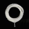 Pulseiras de raiz de bodhi de jade branco natural 114 contas redondas contas barril contas lisas tipo maçã contas para brincar contas de rosário atacado