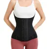 Reductor de cintura transpirable fino transfronterizo soporte de pecho en forma de U cinturón de cintura con hebilla de tres filas cinturón moldeador de cintura de doble capa fitness reloj de arena control de abdomen