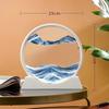 Decoración de pintura de arenas movedizas, reloj de arena tridimensional 3D, arte creativo, descompresión dinámica, sala de estar, oficina, decoración de escritorio, regalo
