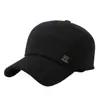 Gorra de Béisbol de Invierno para Hombre con Forro de Felpa para Personas de Mediana Edad y Mayores, Calidez al Aire Libre y a Prueba de Viento, Protección para los Oídos de Pana, Gorra Tipo Pato para Papá Abuelo