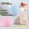 Esponja de Maquillaje, Borla de Polvo Ultra Suave, Esponja para Maquillaje Cushion, Doble Uso para Aplicaciones Secas y Húmedas, Herramienta para Maquillaje Líquido, Esponja de Belleza Transfronteriza