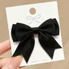 Pinza para el pelo de poliéster de doble capa más vendido transfronterizo con lazo de cola de golondrina, pasador dulce y lindo para niñas, pinza lateral para flequillo