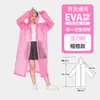 Capa de Chuva Descartável EVA Espessa Portátil para Viagem Adulto Peça Única à Prova de Tempestade Corpo Inteiro