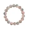 Pulsera de Semillas de Bodhi Rosa para Niñas, Círculo Único de Cuentas Redondas Suaves para Jugar con los Dedos, Estilo Chino Simple