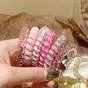 Pack de 6 Diademas 2025 Cuerdas de Teléfono Coloridas Gomas para el Cabello para Mujeres Gomas para el Cabello de Bola Alta Elasticidad y Gomas para el Cabello Duraderas