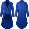 Roupas Masculinas Novas 2024 Jaqueta Gótica Smoking a Vapor Casaco da Era Vitoriana Roupas de Performance
