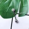 Europa y Estados Unidos comercio electrónico transfronterizo arcilla blanda bola de diamantes completa pendiente de aro con bola personalidad joyería para perforación corporal fabricantes venta directa en stock