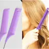 Set de Tres Herramientas de Peluquería Transfronterizo: Peine de Punta Fina, Peine Mágico de Doble Punta y Set de Peine para Cardar para Uso en Casa, Peine de Punta Fina Portátil