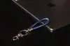 Llavero de langosta de cuero tejido círculo llavero de coche accesorios accesorios de llavero dorados creativos con cordón al por mayor