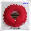 Almohada Larga para Salón de Belleza, Almohada en Forma de O, Almohada con Agujero para Cabecera, Almohada Facial Redonda, Extraíble y Lavable, Venta Directa del Fabricante