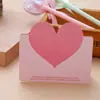Cartão de felicitações de Natal Dia dos Namorados cartão de felicitações em formato de coração de amor cartão de presente cartão de papel cartão de PVC