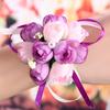 Suprimentos de casamento pulseira para grupo de damas de honra dança de casamento flor pulseira de mão da noiva coreana flor de pulso para madrinha flor de pulso