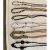 Cuerda de cintura trenzada con cuentas de estilo étnico bohemio para mujer, versátil, estilo Ins, accesorios de moda para el cabello con cinturón para vestido