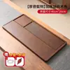 Bandeja de Chá de Madeira Maciça, Retangular, Design Simples, para Uso Doméstico ou de Escritório, com Drenagem, Adequada para Infusão de Chá Seco, Estilo Kung Fu