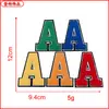 En stock Toalla de Letras de Doble Capa Bordado Parche de Insignia Bordada Pegatina de Tela Accesorios para Ropa Accesorios Suministro Directo de Fábrica
