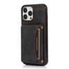 Adequado para Capa de Celular com Porta-Cartões Iphone18Promax, Suporte Samsung S26Ultra, Capa Traseira de Couro Protetora A54