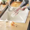 Cepillo de Silicona para Tazas de Mango Largo Hogareño Sin Rincones Muertos Cepillo Limpiador de Vasos de Agua Cerdas Suaves Elimina Sarro Artefacto Limpiador de Vasos de Biberón