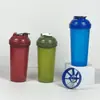 Copo agitador de impressão dupla face 700ML com filtro copo de plástico copo de fitness chaleira esportiva copo de milk-shake de fabricantes