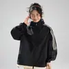 Roupa de Proteção Solar Feminina para Casal, com Três Listras, UPF50+, Resistente a UV, Absorvente de Umidade, Estilo Esportivo, Roupa de Proteção Solar Feminina da Moda
