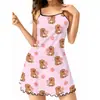 Europa Transfronteriza temu Comercio Exterior 2026 Camisola de Seda de Leche Pijama de Verano Sexy Ropa de Casa Venta Directa de Fábrica