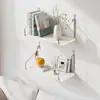 Estante de pared tabla de madera de una sola tabla sala de estar mesita de noche estante de soporte sin perforación estante flotante de pared para el hogar