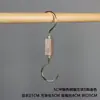 Cabides de Resina para Lojas de Roupas, Cor Café com Textura de Madeira de Alta Qualidade, Tendência para Roupas Femininas, Cabides de Plástico de Marca de Luxo, Marca de Pele