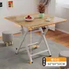 Mesa plegable, mesa de comedor cuadrada, mesa pequeña para uso doméstico, alquiler de apartamentos pequeños, mesa de comedor sencilla, mesa cuadrada